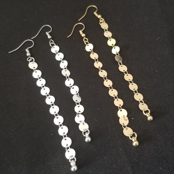 💎[3 for $15]💎 Bohemian Coin Disc Earrings - Picture 4 of 4